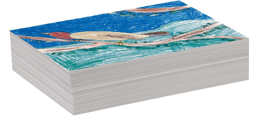 Drawing Paper, White, Standard Weight, 9" x 12", 500 Sheets