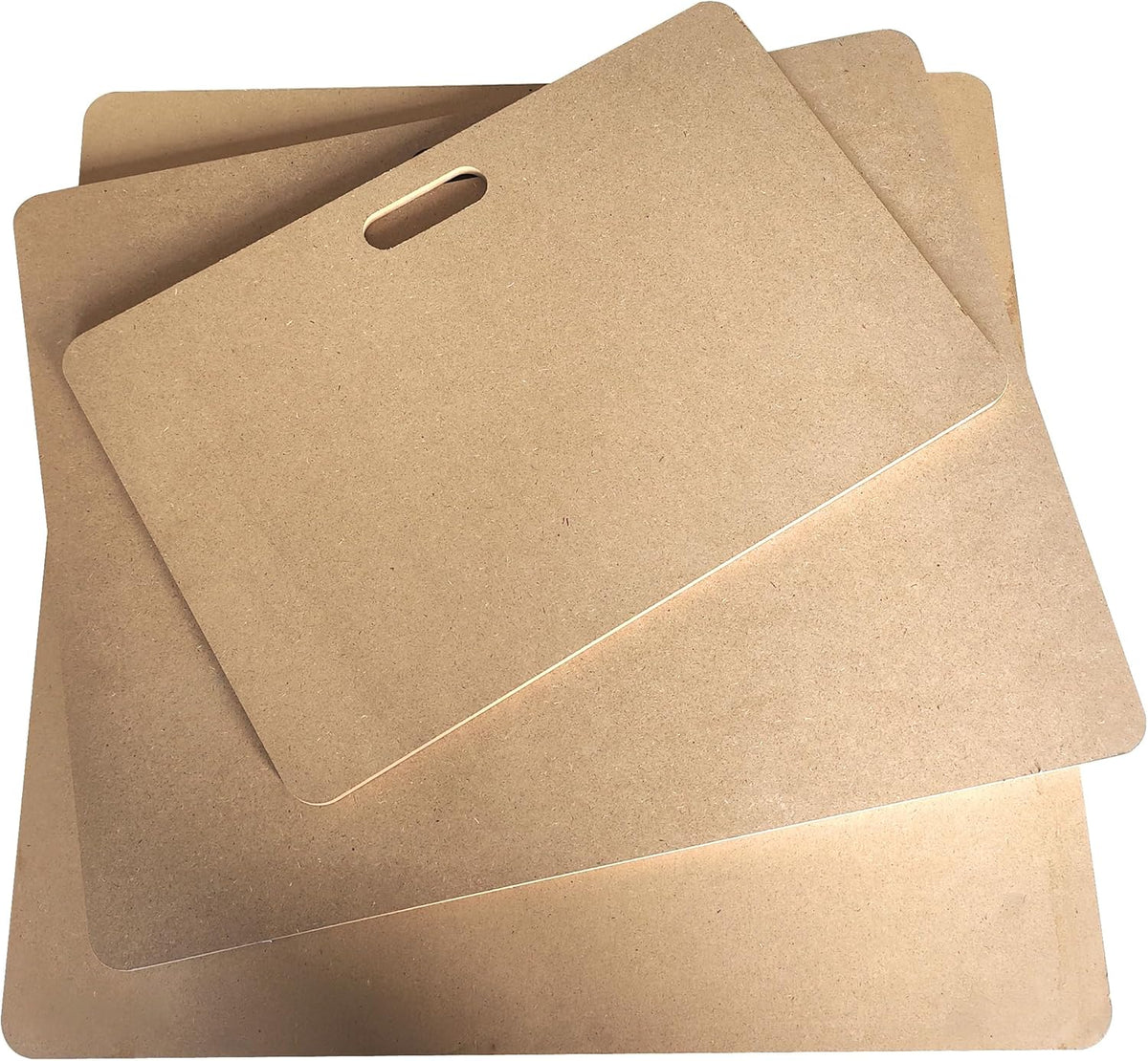 Clay Wedging Board with Built in Handle Portable Wooden Mat Clay Board for Clay Crafts Arts Making (18 x 22 Inch, 1 PCS)